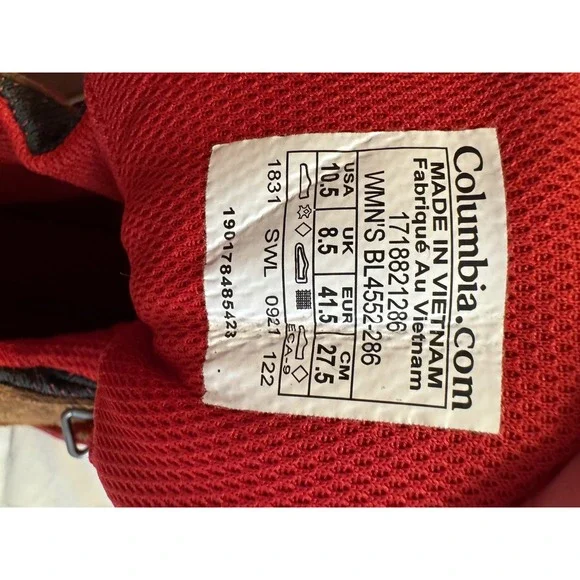 Columbia Women's Newton Ridge Plus Waterproof Amped Hiking Boot 10.5 - Picture 10 of 10